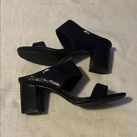Calvin Klein Elegant Black Heeled Sandals - Picture 5 of 6